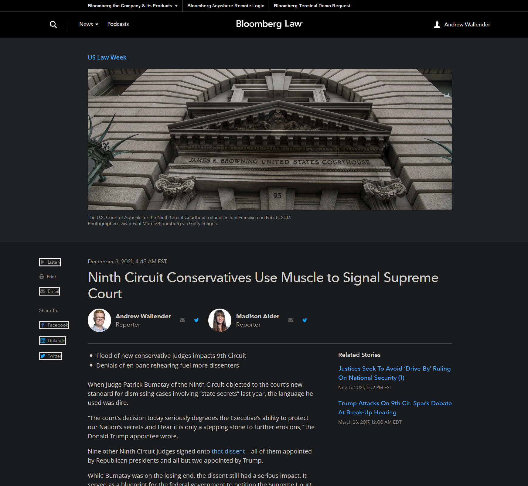 Ninth Circuit Judicial Analysis