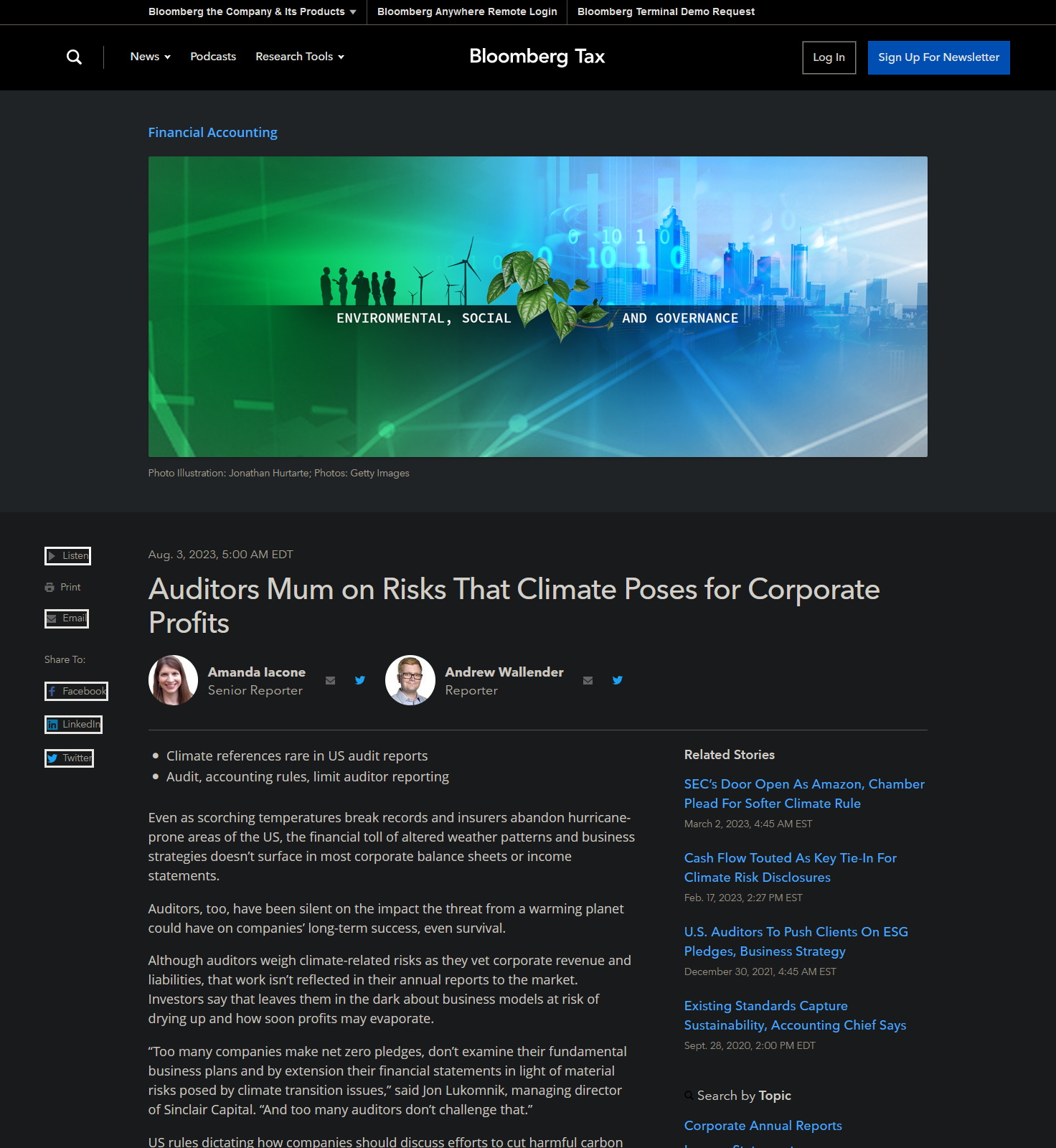 Annual Report Text Processing