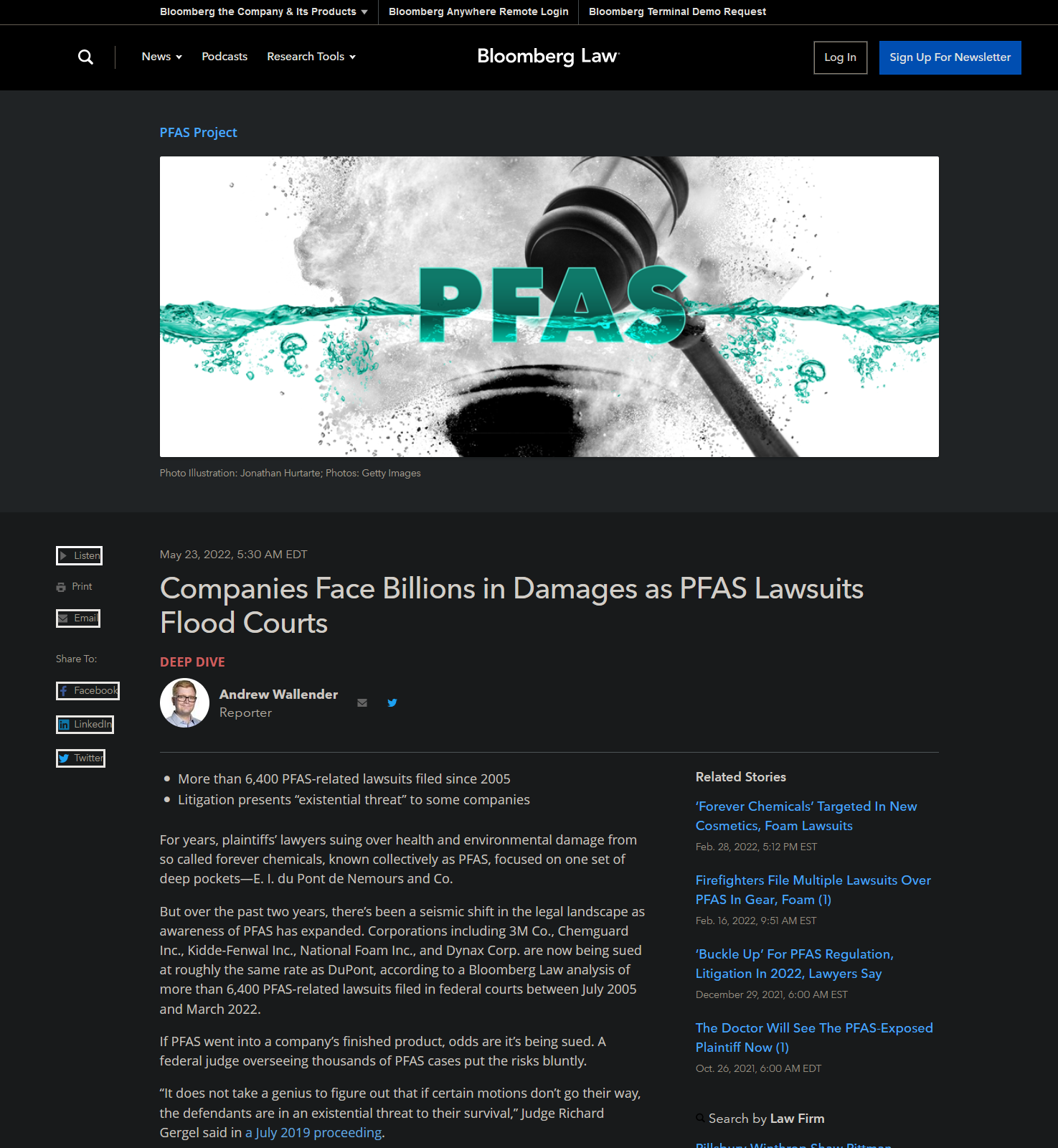PFAS Litigation Analysis